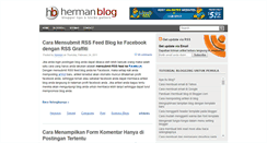 Desktop Screenshot of hermanblog.com